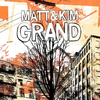 Matt & Kim – Grand (2023, Yellow W/ Orange And Black Splatter 