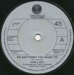 Thin Lizzy – Do Anything You Want To (1979, Vinyl) - Discogs