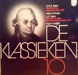 Sinfonia In E / Hoboconcert In Es - Sinfonia In Bes / Hammerklavierconcert In D  - C.P.E. Bach / J.C. Bach - Heinz Holliger / Ingrid Haebler
