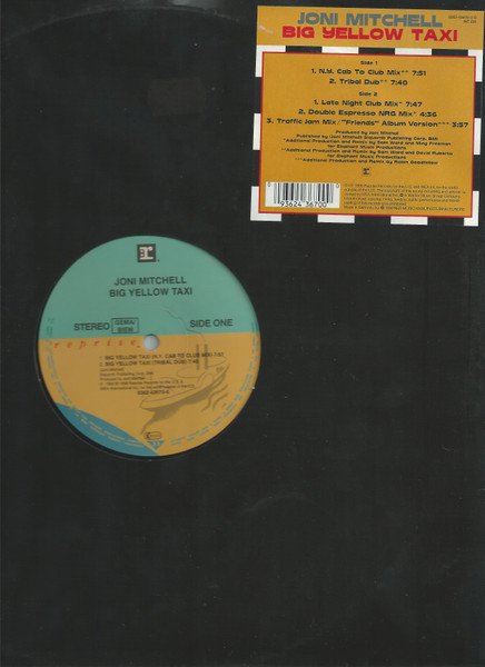 Joni Mitchell – Big Yellow Taxi (1995, Vinyl) - Discogs