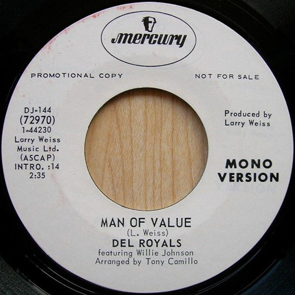 baixar álbum The Del Royals - Man Of Value
