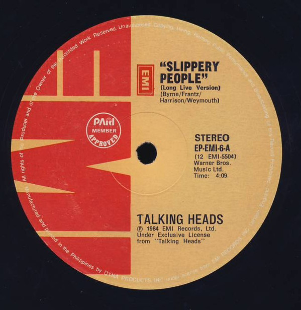 lataa albumi Talking Heads - Slippery People