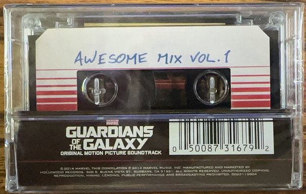 Underskrift Tage med Colonial Guardians Of The Galaxy: Awesome Mix Vol. 1 (Original Motion Picture  Soundtrack) (Clear, Cassette) - Discogs