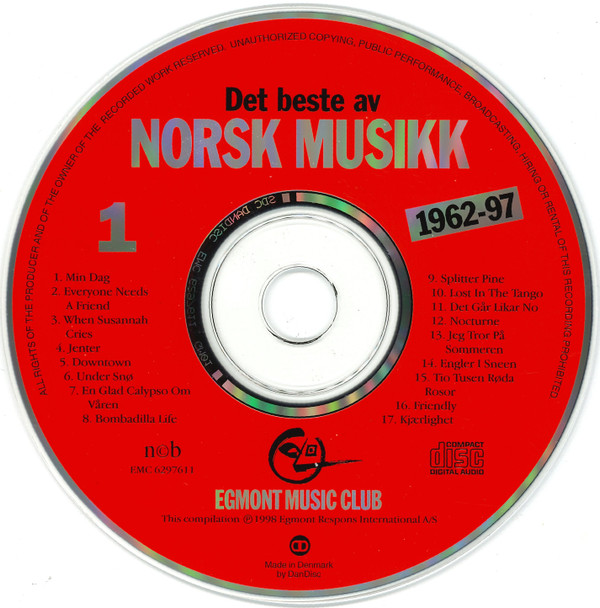 Album herunterladen Various - Det Beste Av Norsk Musikk 1962 97
