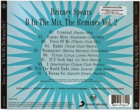 baixar álbum Britney Spears - B In The Mix The Remixes 2