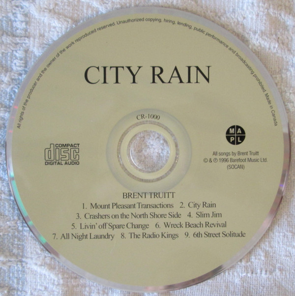 descargar álbum Brent Truitt - City Rain