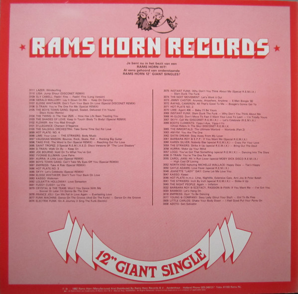 Various - Hot Plate | Rams Horn Records (RAMSH 12-3046) - 4