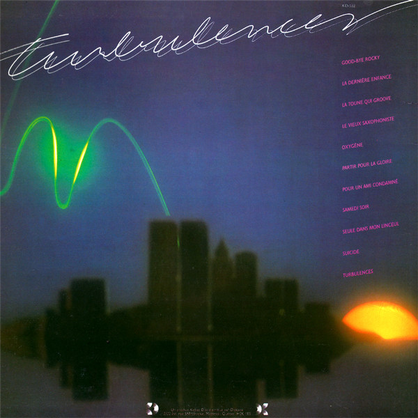 Diane Dufresne - Turbulences | Kébec-Disc (KD-532) - 2