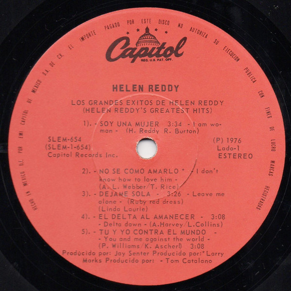 baixar álbum Helen Reddy - Helen Reddys Greatest Hits Los Grandes Exitos De Helen Reddy