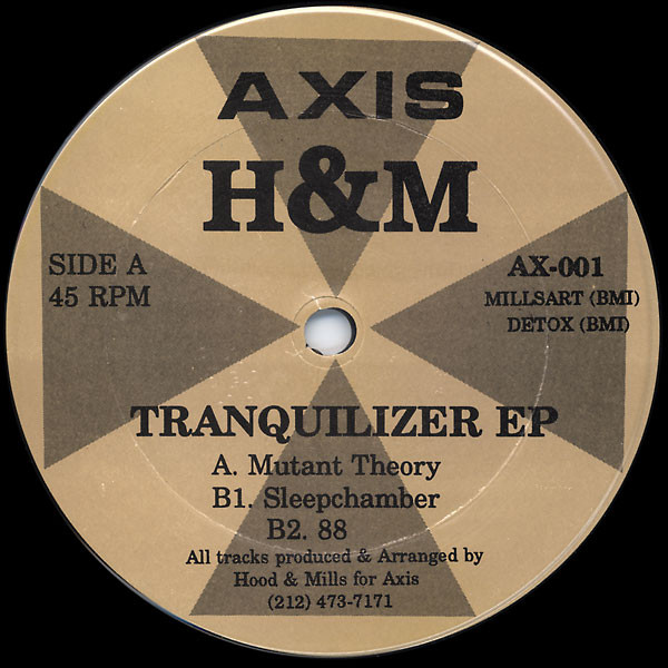 H&M – Tranquilizer EP (1992, Vinyl) - Discogs
