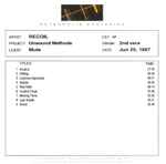 Cover of Unsound Methods, 1997-06-20, CDr