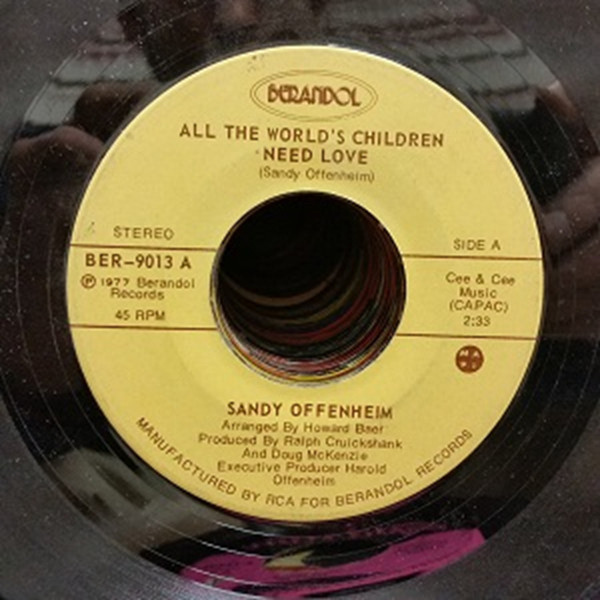 lataa albumi Sandy Offenheim - All The Worlds Children Need Love