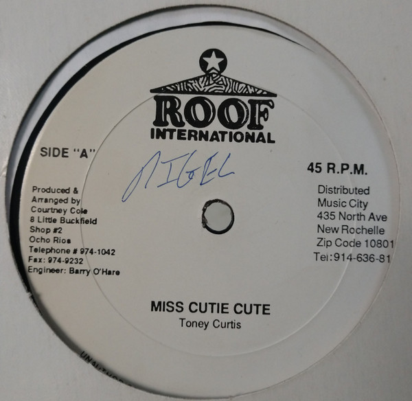 Toney Curtis – Miss Cutie Cute (Vinyl) - Discogs