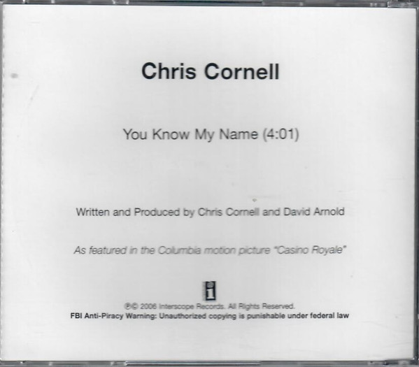 Chris Cornell - You Know My Name (Official Music Video) on Vimeo