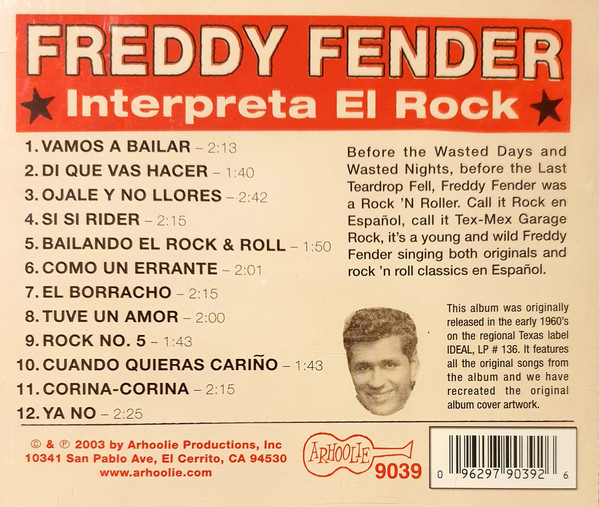 Album herunterladen Freddy Fender - Interpreta El Rock