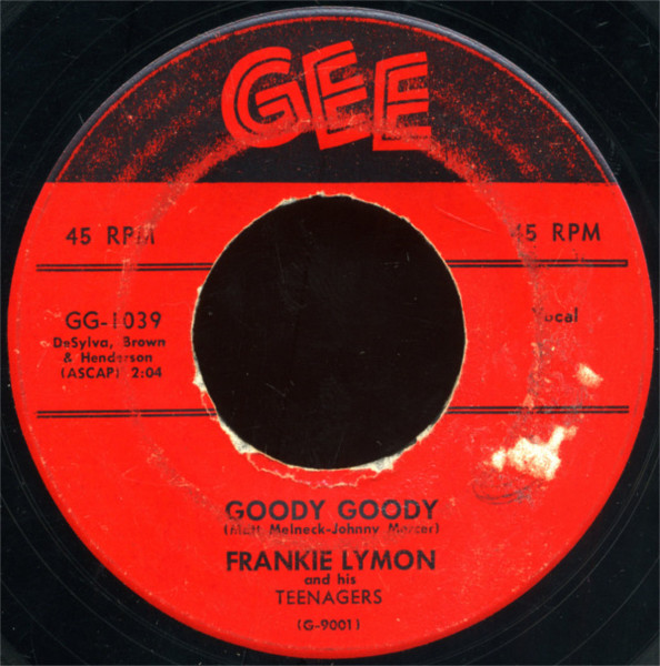 Frankie Lymon – Goody Goody / Creation Of Love (1957, Vinyl) - Discogs