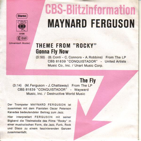 Maynard Ferguson – Gonna Fly Now (Theme From Rocky) / The Fly