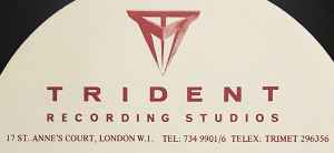 Trident Studios on Discogs