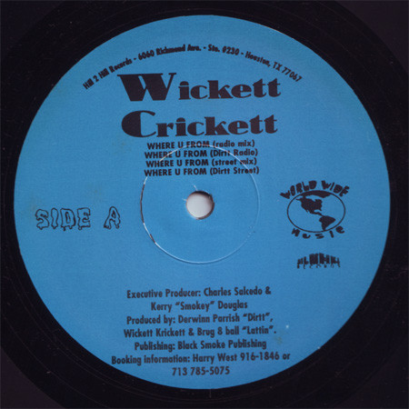 Wickett Crickett – Where U From / Can I Hit It (1996, CD) - Discogs