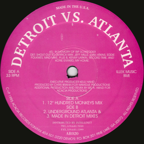 Album herunterladen Chris Brann - Detroit vs Atlanta