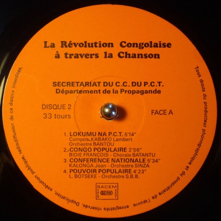 baixar álbum Various - La Revolution Congolaise A Travers La Chanson