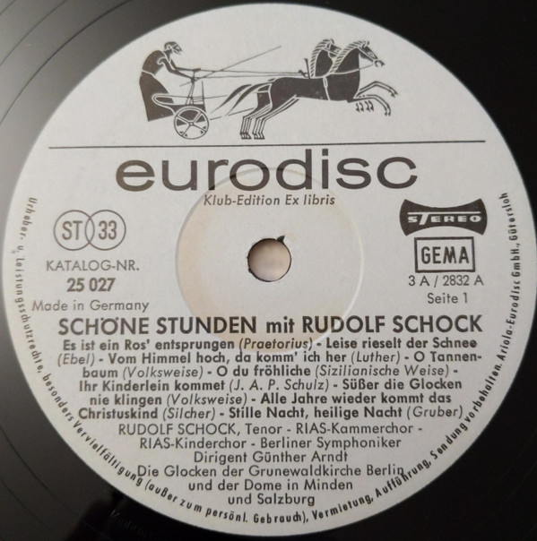 last ned album Rudolf Schock - Schöne Stunden Mit Rudolf Schock