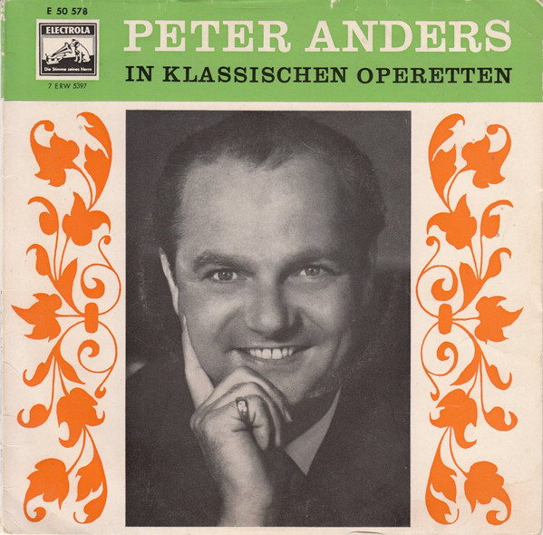Album herunterladen Peter Anders - Peter Anders In Klassischen Operetten