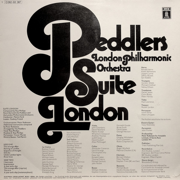 The Peddlers And The London Philharmonic Orchestra – Suite London 