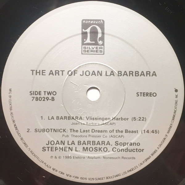 Album herunterladen Joan La Barbara - The Art Of Joan La Barbara