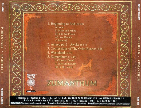 lataa albumi Overhead - Zumanthum