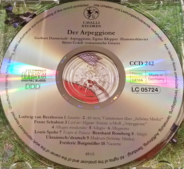 Album herunterladen Gerhart Darmstadt, Egino Klepper, Björn Colell - Der Arpeggione