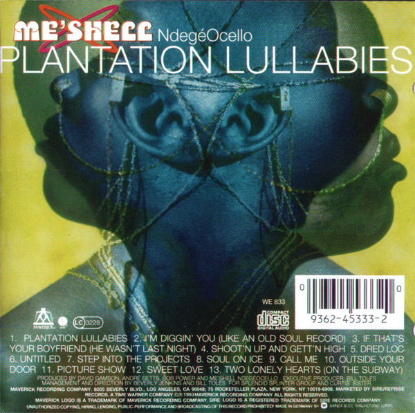 Me'Shell NdegéOcello - Plantation Lullabies | Releases | Discogs