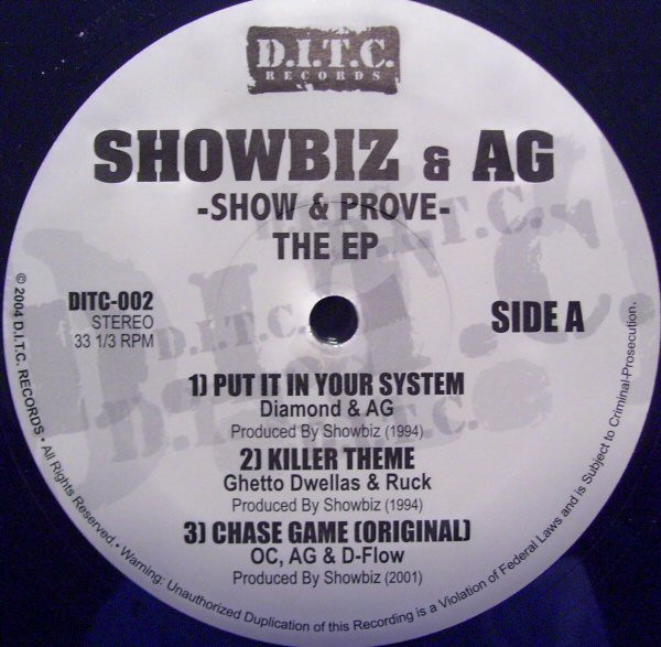 Showbiz & A.G. – Show & Prove (2004, Vinyl) - Discogs