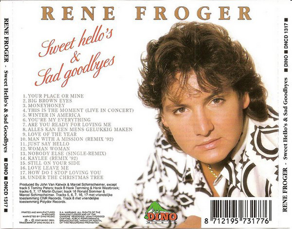 Album herunterladen Rene Froger - Sweet Hellos Sad Goodbyes