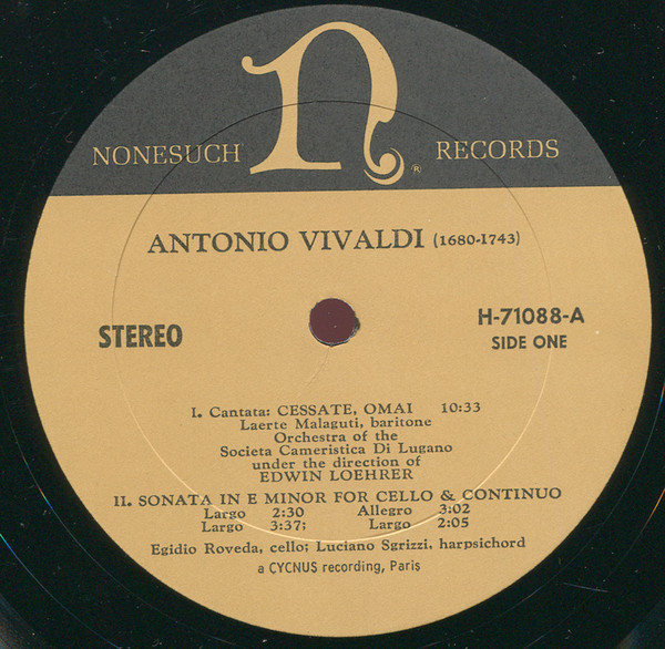 descargar álbum Antonio Vivaldi - Cantatas Sonatas Sinfonia