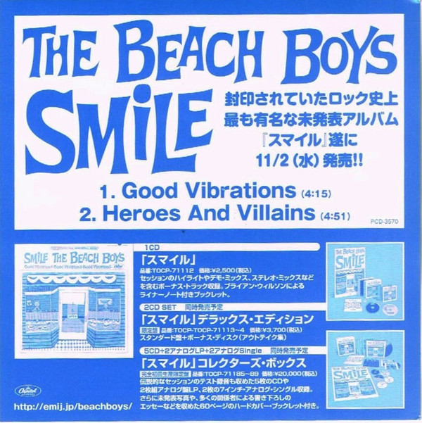baixar álbum Download The Beach Boys - Smile Special Radio Sampler album