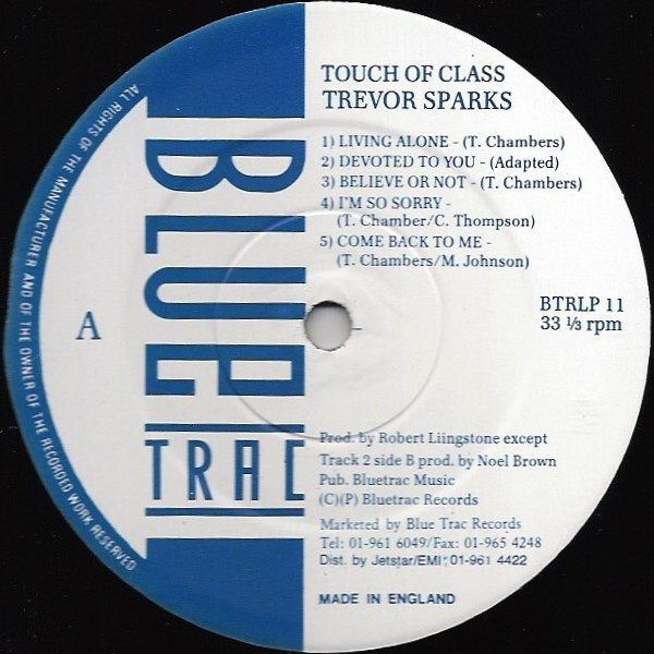 ladda ner album Trevor Sparks - Touch Of Class