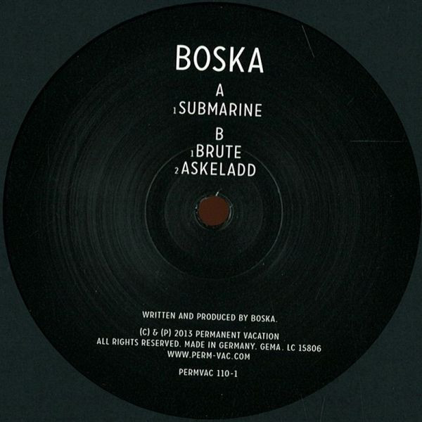 Boska - Submarine | Permanent Vacation (PERMVAC 110-1)