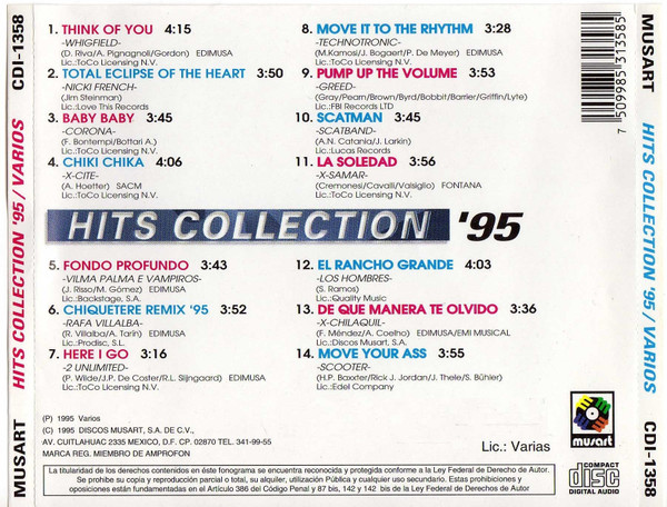 baixar álbum Various - Hits Collection 95