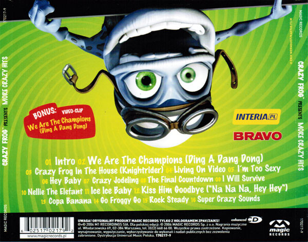 Crazy Frog – Presents More Crazy Hits (2006, CD) - Discogs