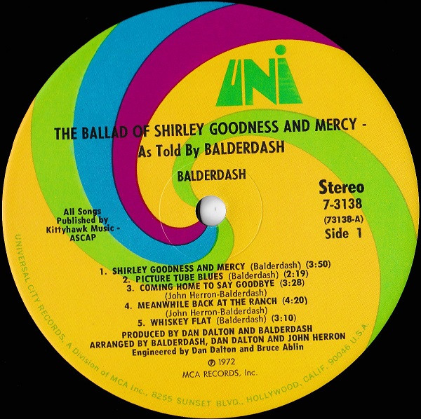 last ned album Balderdash - The Ballad Of Shirley Goodness Mercy As Told By Balderdash