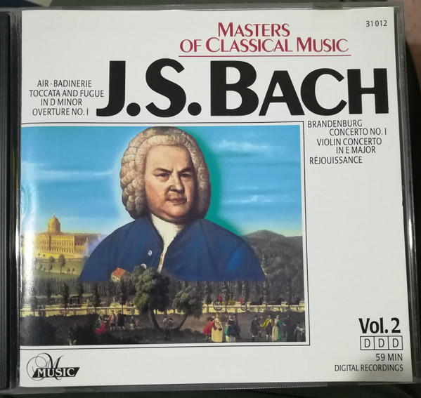 J.S. Bach – Masters Of Classical Music, Vol.2: J.S. Bach (1988, CD