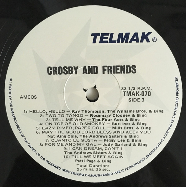 descargar álbum Bing Crosby - Crosby And Friends