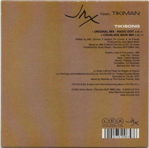 last ned album JMX Feat Tikiman - Tikisong