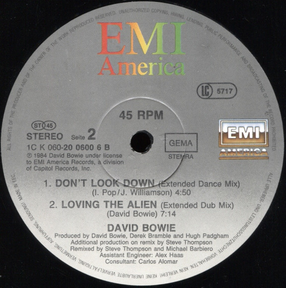 lataa albumi David Bowie - Loving The Alien Extended Dance Mix