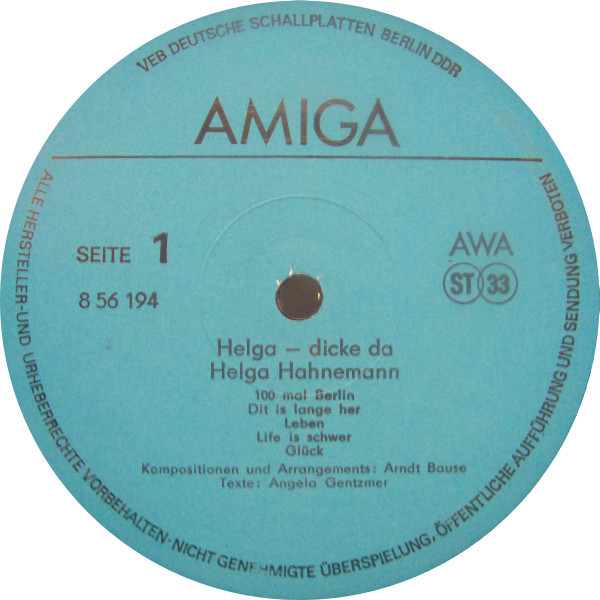 Album herunterladen Helga Hahnemann - Helga Dicke Da