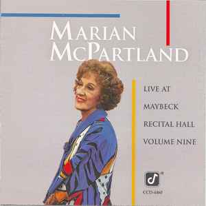 Marian McPartland - Live At Maybeck Recital Hall, Volume Nine