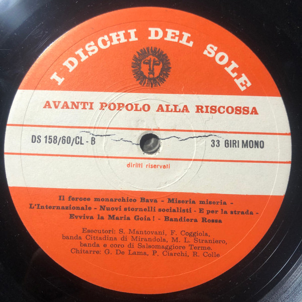 télécharger l'album Download Various - Avanti Popolo Alla Riscossa Antologia Della Canzone Socialista In Italia album