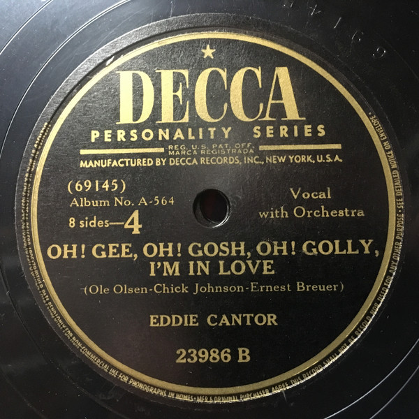 ladda ner album Eddie Cantor - Songs He Made Famous