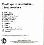 Cover of Supernature (Instrumentals), 2005-00-00, CDr